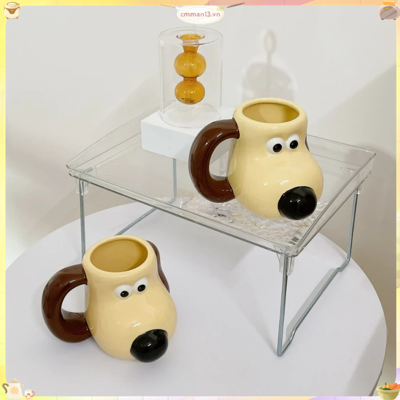 Best cook Hoạt Hình Chó Cốc Gốm Dễ Thương Dung Tích Lớn Đa Năng Nước Cà Phê Sữa cmman13.vn