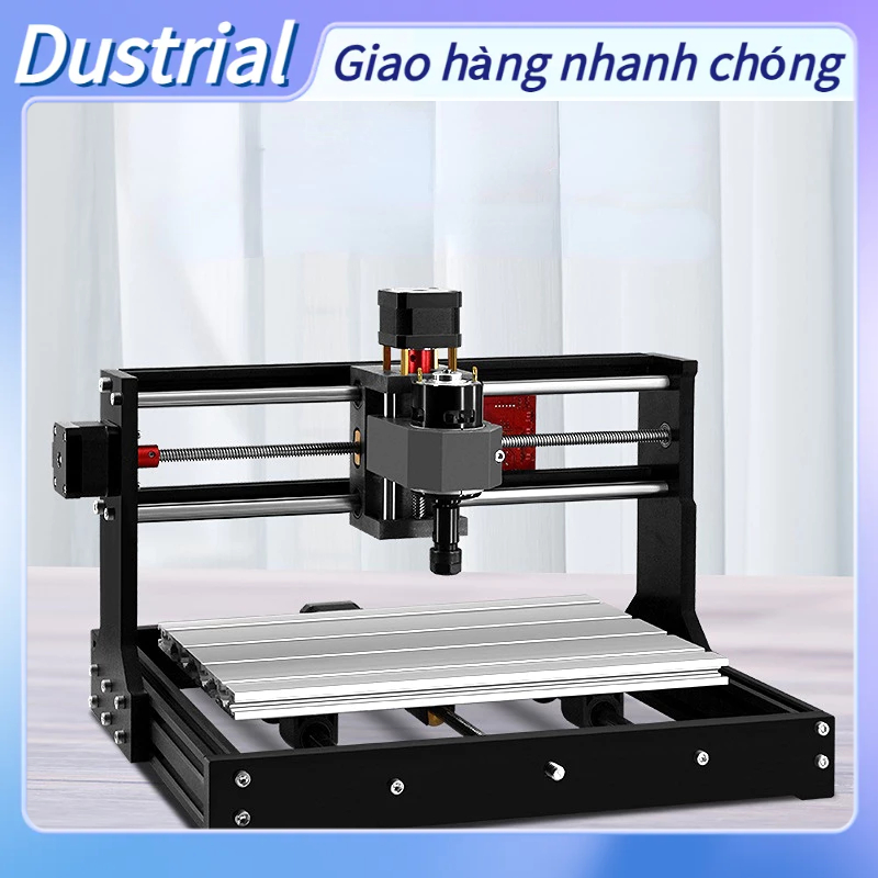 Máy khắc CNC 3018 Pro/Mini Bộ định tuyến DIY cho gỗ nhựa acrylic 110‑240V Dustrial B.