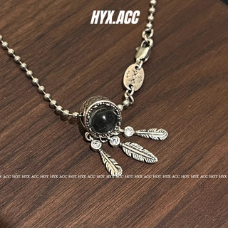 Vòng cổ Unisex Vòng cổ mặt dây chuyền lông vũ cổ điển Vòng cổ cặp đôi