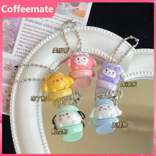 ⚡Móc Khóa Ba Chiều Hình Cún Kuromi Cinnamon Màu Macaron Dễ Thương Phong Cách Nhật Bản Dành Cho Bạn Gái