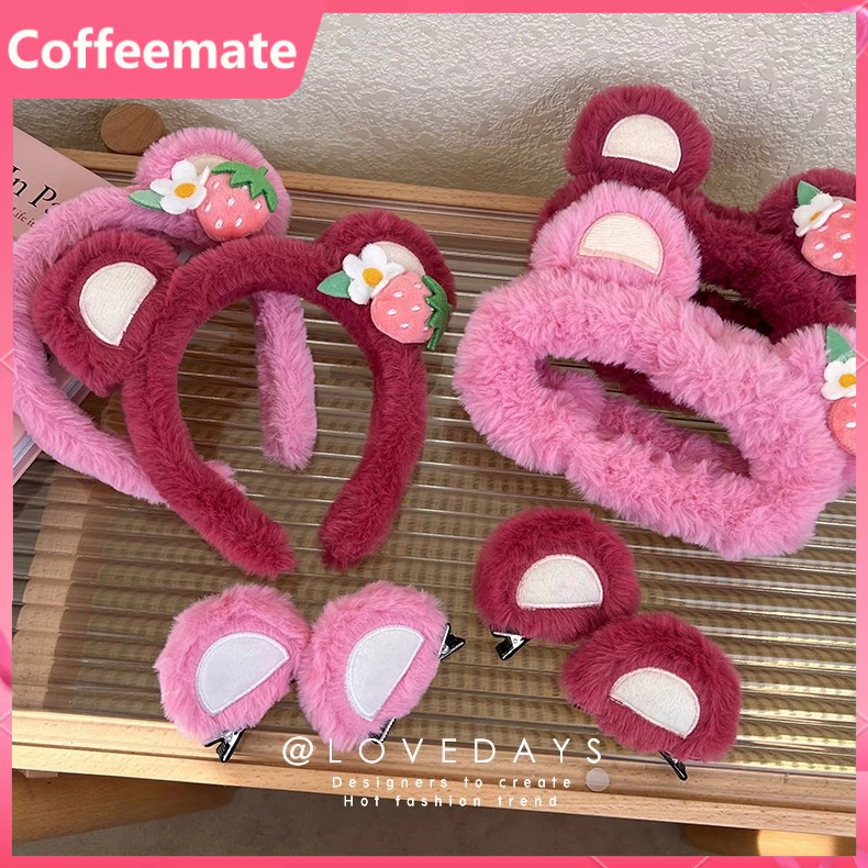 ⚡Cài tóc băng đô nữ gấu dâu mẫu mới Losto, Băng đô gấu dâu dễ thương