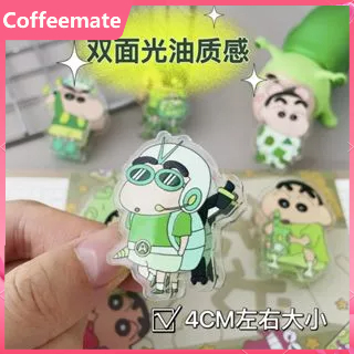 ⚡Kẹp Giấy Ghi Chú Bằng Acrylic Kiểu Hoạt Hình Cậu Bé Bút Chì Đáng Yêu