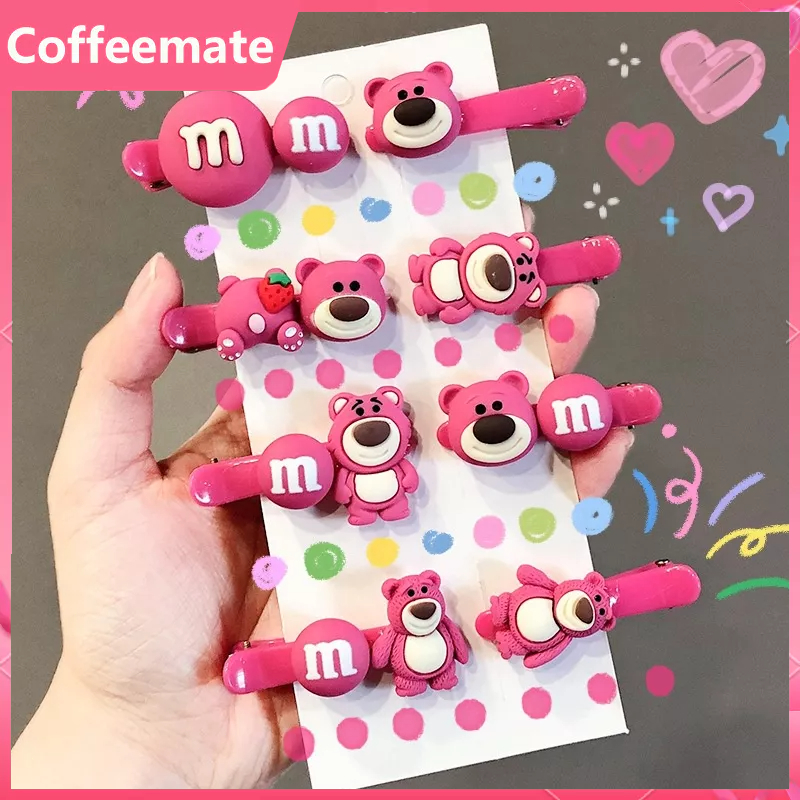 ⚡Kẹp Tóc Mái Hình Gấu Hoạt Hình Dễ Thương Phong Cách Hàn Quốc Cho Nữ