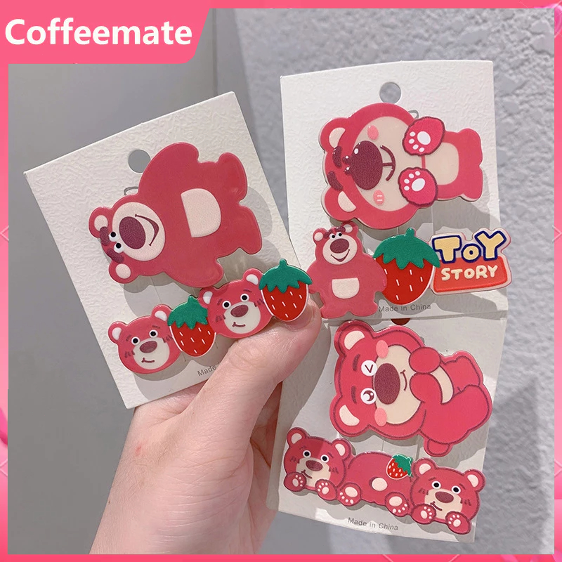 ⚡Set 2 Kẹp Tóc Hình Gấu Hoạt Hình Dễ Thương Cho Nữ