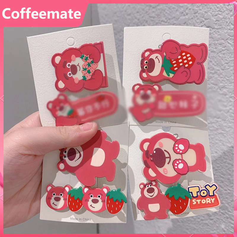 ⚡Set 2 Kẹp Tóc Hình Gấu Hoạt Hình Dễ Thương Cho Nữ
