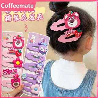 ⚡Kẹp Tóc Mái Ngang Hình Gấu / Dâu Tây Dễ Thương Thời Trang Mùa Hè
