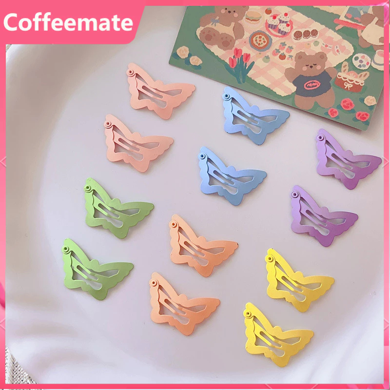 Kẹp Tóc BB Hình Bướm Kim Loại Dễ Thương Ngọt Ngào Cho Nữ