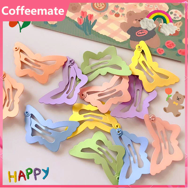 Kẹp Tóc BB Hình Bướm Kim Loại Dễ Thương Ngọt Ngào Cho Nữ