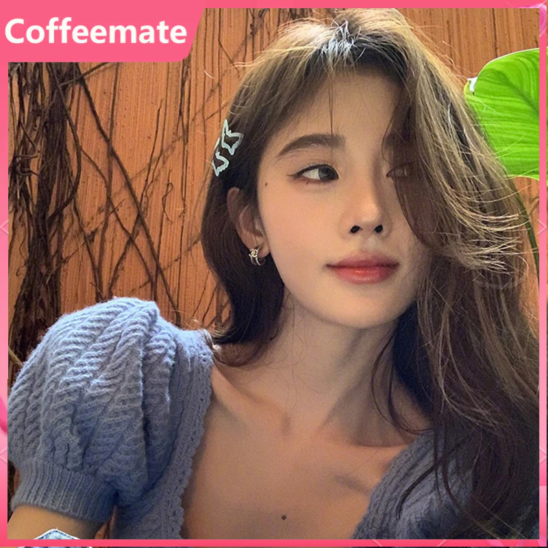 Kẹp Tóc BB Hình Bướm Kim Loại Dễ Thương Ngọt Ngào Cho Nữ