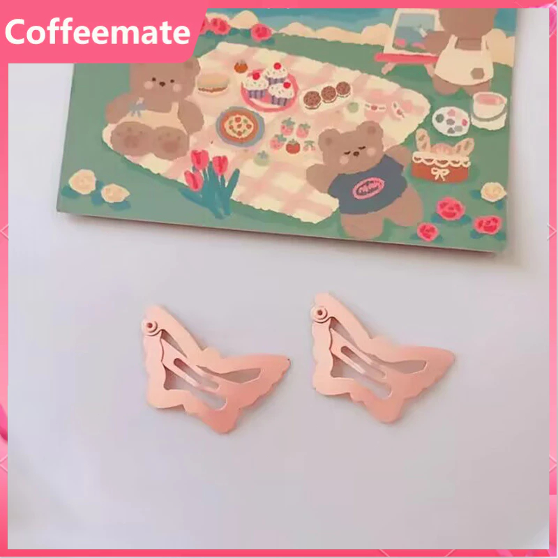 Kẹp Tóc BB Hình Bướm Kim Loại Dễ Thương Ngọt Ngào Cho Nữ