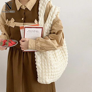 NALLCHEER Túi đeo vai nữ Túi xách hình đám mây dễ thương Nhật Bản