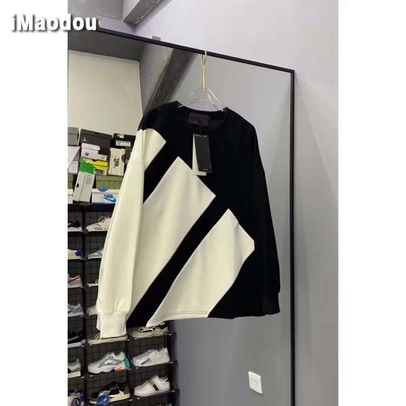 IMaodou Áo Sweater Tay Dài Thời Trang Thu Đông Dành Cho Nam Giới