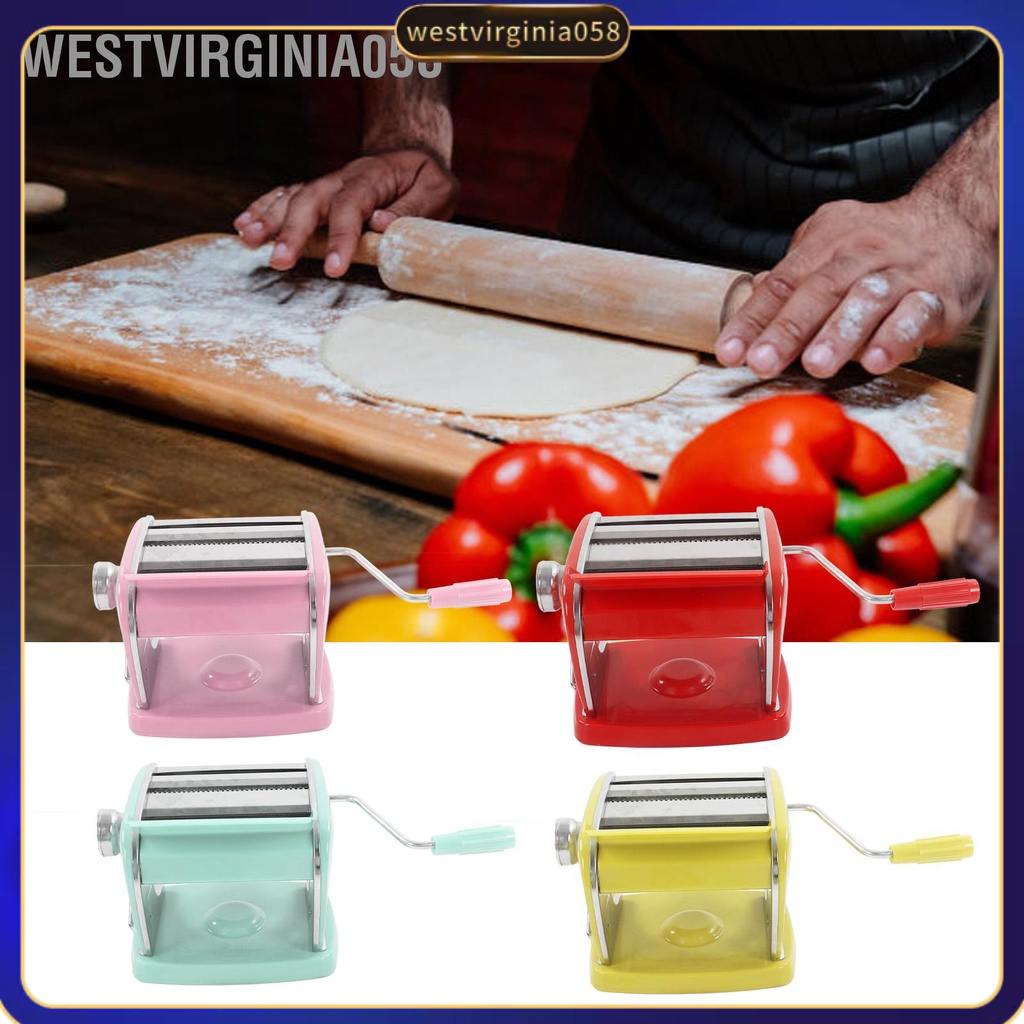 Có thể bán buôn Máy làm mì ống Loại máy hút gia dụng Thép không gỉ nhỏ đa chức năng ép bằng tay cán Westvirginia058 Hàng giao ngay