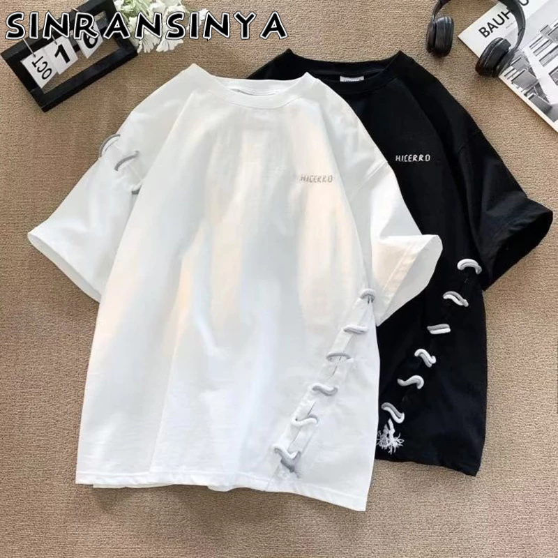 Áo thun nam SINRANSINYA tay ngắn phong cách retro thời trang
