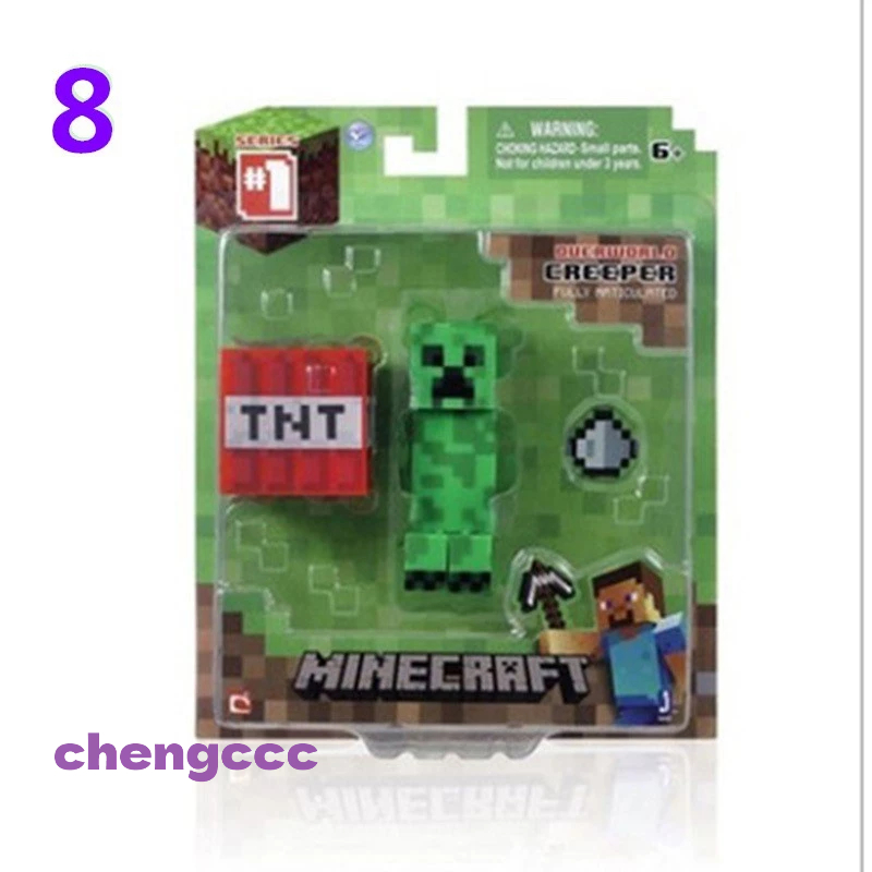 Minecraft Mô Hình Đồ Chơi Nhân Vật Hoạt Hình Bằng Sắt Cho Bé