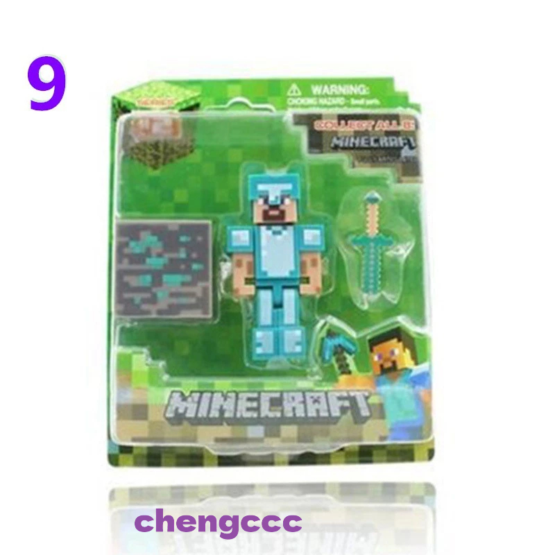 Minecraft Mô Hình Đồ Chơi Nhân Vật Hoạt Hình Bằng Sắt Cho Bé