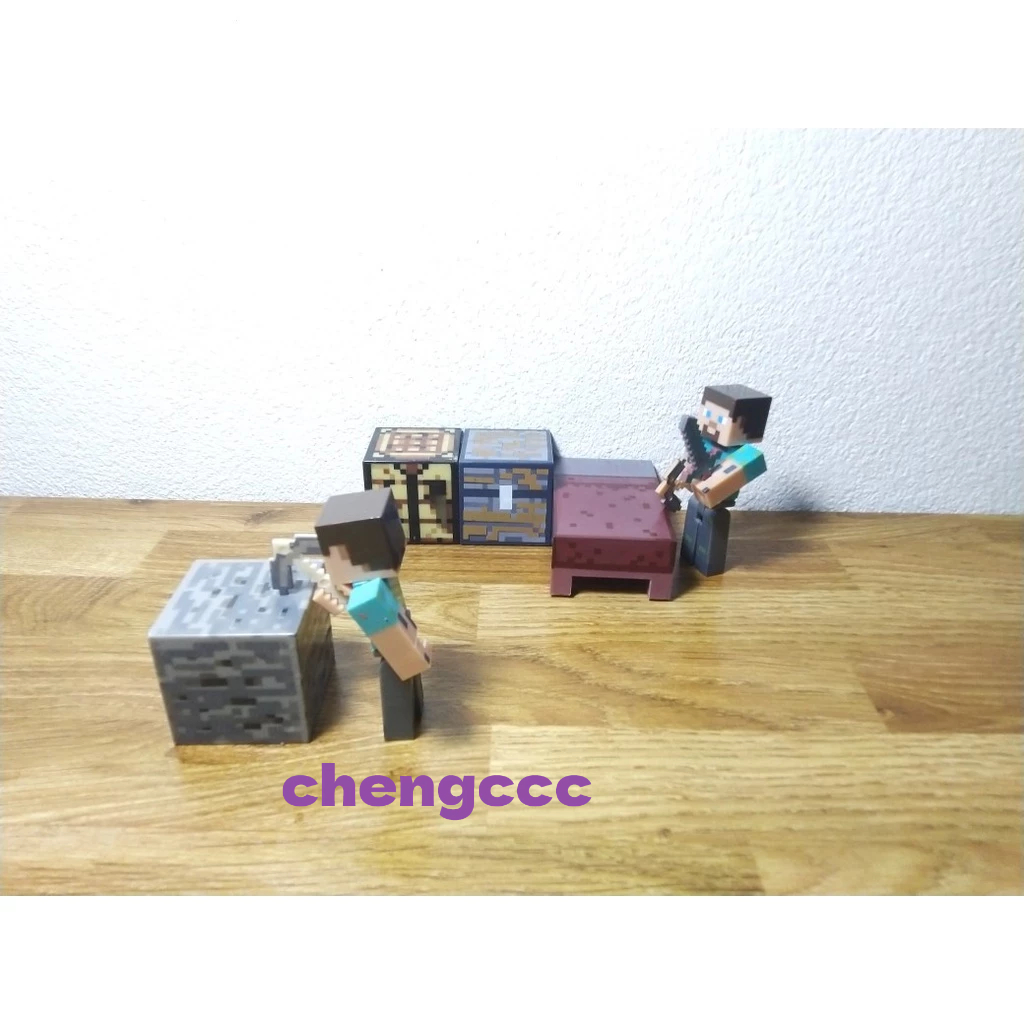 Minecraft Mô Hình Đồ Chơi Nhân Vật Hoạt Hình Bằng Sắt Cho Bé