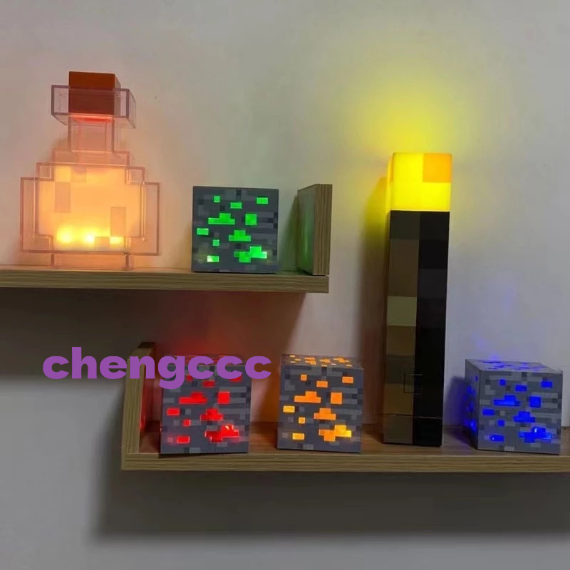 Minecraft Đèn Pin led 28cm Siêu Sáng