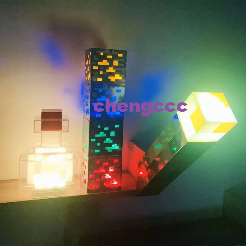 Minecraft Đèn Pin led 28cm Siêu Sáng