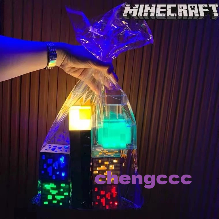 Minecraft Đèn Pin led 28cm Siêu Sáng