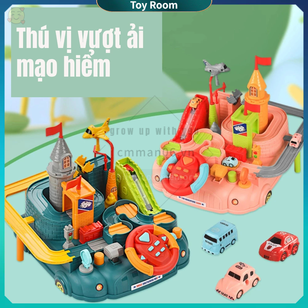 Có thể bán buôn Đường Đua Đồ Chơi Quán Tính Trượt Tương Tác Giáo Dục Trẻ Em Ô Tô Quà Tặng Sinh Nhật Bé Trai Gái ToyRoom Hàng giao ngay