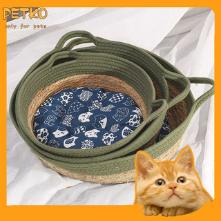 chuồng chó mèo hạt cho mèo Thảm Đan Mây cotton Cho Thú Cưng