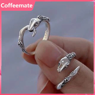 ⚡nhẫn thiết kế hình rắn độc đáo thời trang cao cấp