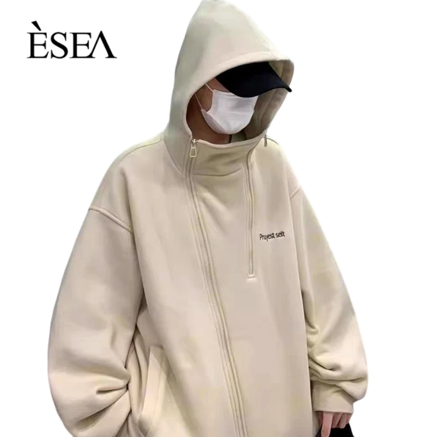 Áo Hoodie Nam Kiểu Dáng Trẻ Trung Năng Động Áo Hoodie Tay Dài Màu Trơn Kiểu retro Thời Trang Cả nam lẫn nữ đều có thể bị đeo bởi cả nam lẫn nữ.