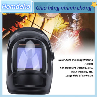 Hàn điện tử mặt nạ, Năng lượng mặt trời tự động mờ hàn mũ bảo hiểm tầm nhìn rộng điện máy cho TIG MIG MMA Homdeko Z.