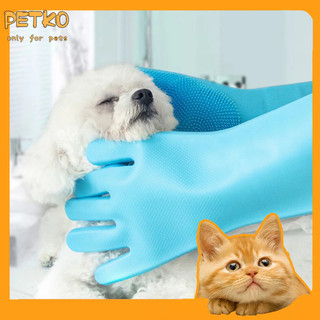 chăm sóc chó Găng tay đi tắm Dày Dặn Chống Trầy Xước Chống Cắn Cho Thú Cưng làm đẹp cho thú cưng