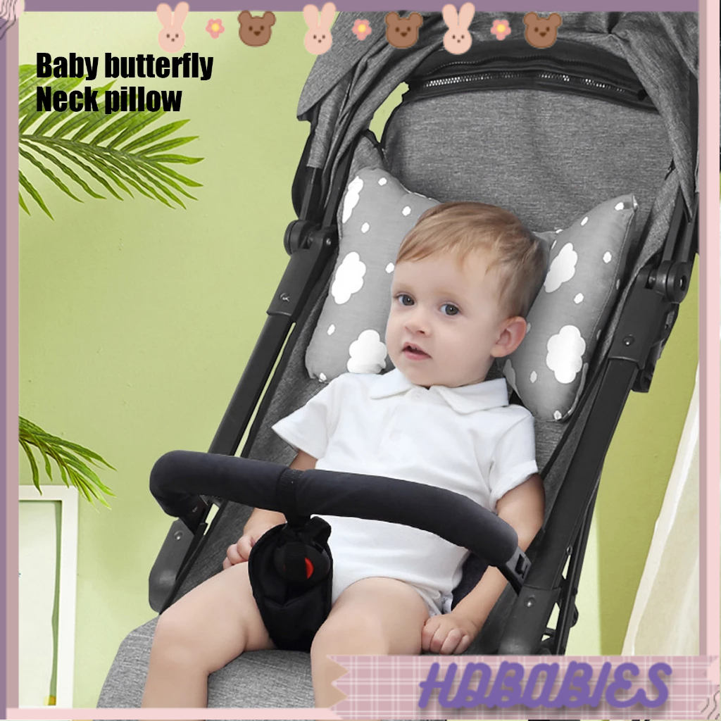 Gối Bướm Cho Bé Bảo Vệ Cổ Cotton Chống Sốc Lệch Định Hình Sơ Sinh HDbabies
