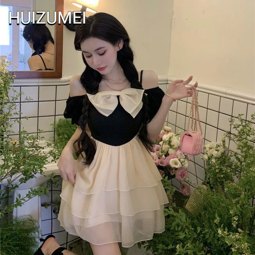 HUIZUMEI Đầm Thời Trang Hàn Quốc Dành Cho Bạn Nữ