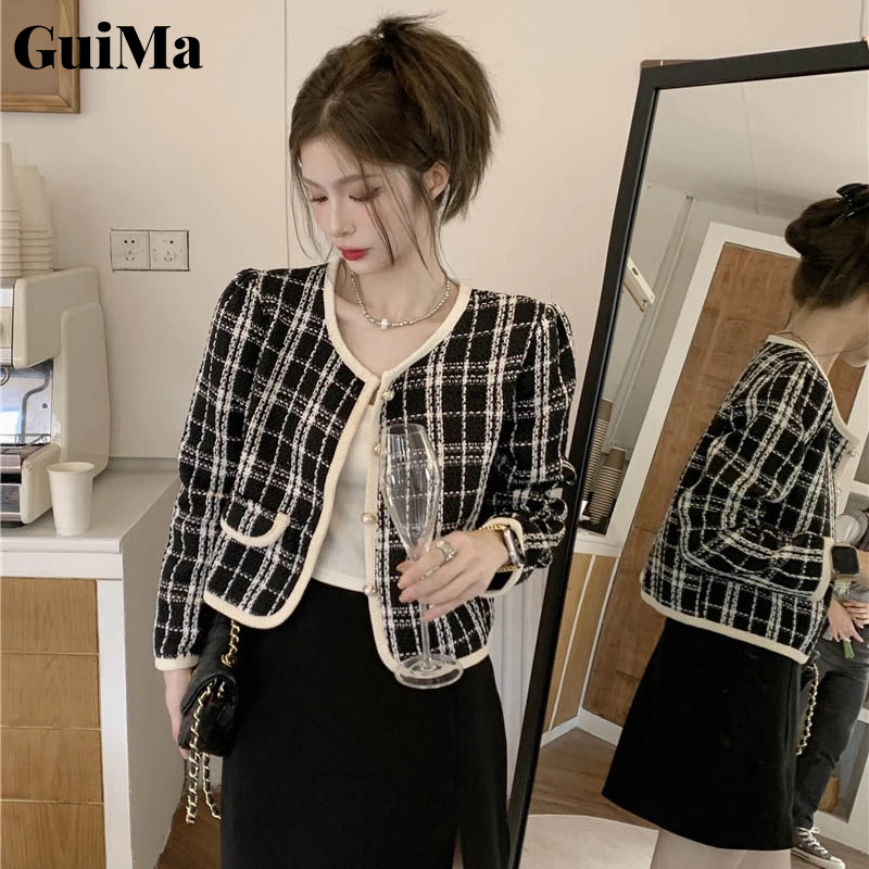 Gui Ma Áo Khoác Nhẹ Dày Dặn Thoải Mái Giữ Ấm Cho Nữ