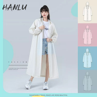 Áo mưa một mảnh HANLU trong suốt thời trang cho nữ