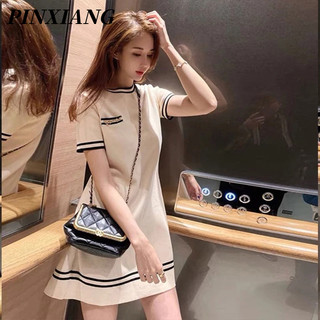 PINXIANG Đầm Thời Trang Mùa Hè Sang Trọng Dành Cho Nữ