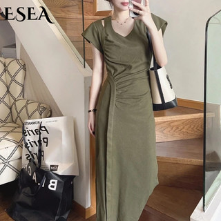 ESEA  Đầm Thiết Kế Mỏng Cao Cấp Thời Trang Theo Phong Cách Pháp Dành Cho Nữ