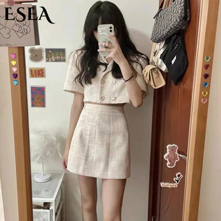 Set áo và chân váy thiết kế sang trọng thanh lịch cho nữ