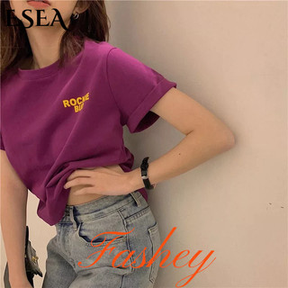 ESEA Áo Thun Ngắn Tay Form Rộng In Họa Tiết Thời Trang Dành Cho Nữ