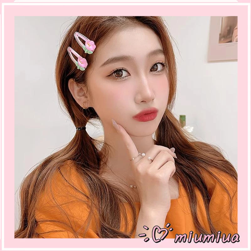 Miumiua🔮Kẹp Tóc Trong Suốt Họa Tiết Hoạt Hình Dễ Thương Cho Bé Gái Mới
