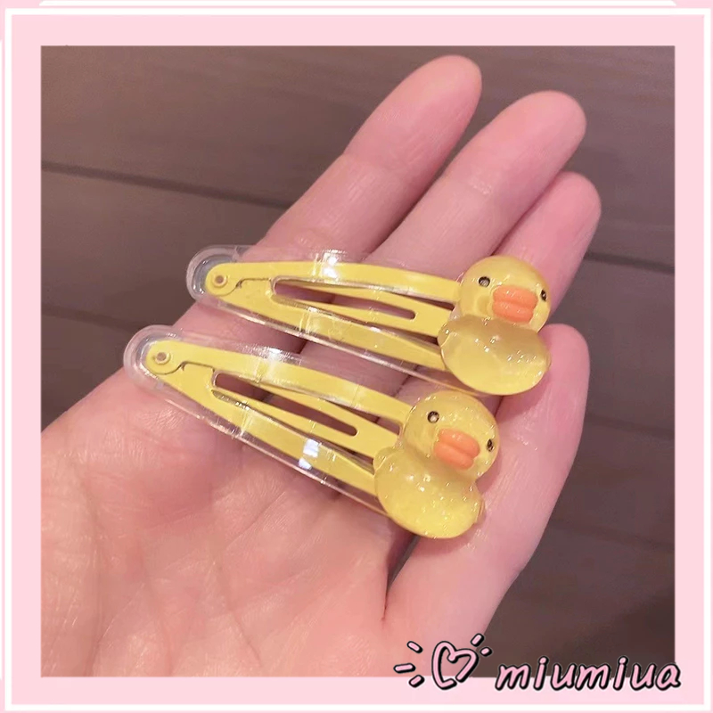 Miumiua🔮Kẹp Tóc Trong Suốt Họa Tiết Hoạt Hình Dễ Thương Cho Bé Gái Mới