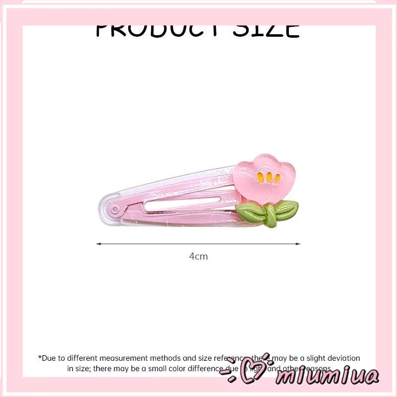 Miumiua🔮Kẹp Tóc Trong Suốt Họa Tiết Hoạt Hình Dễ Thương Cho Bé Gái Mới