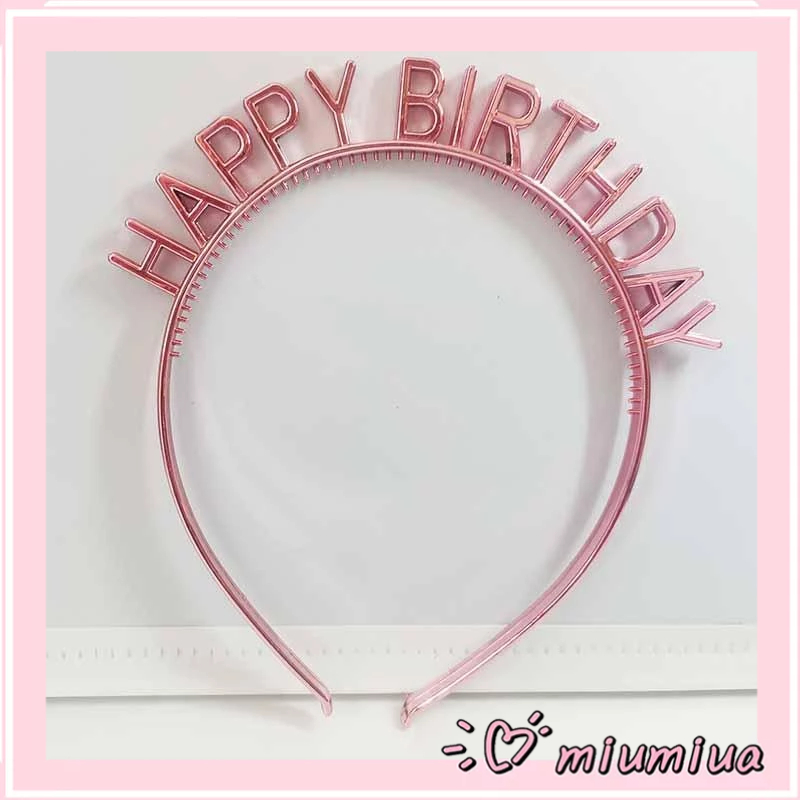 Miumiua🔮Bờm Cài Tóc Chữ HAPPY BIRTHDAY, Bờm Tóc Sinh Nhật Đính Đá Sáng Lấp Lánh Sang Trọng Dành Cho Nữ