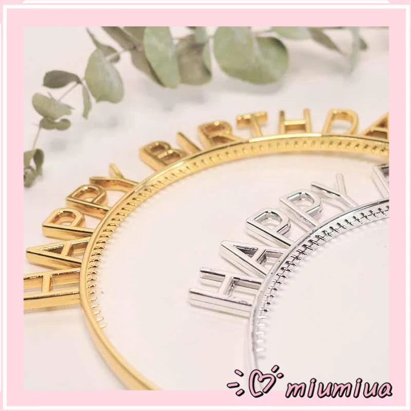 Miumiua🔮Bờm Cài Tóc Chữ HAPPY BIRTHDAY, Bờm Tóc Sinh Nhật Đính Đá Sáng Lấp Lánh Sang Trọng Dành Cho Nữ