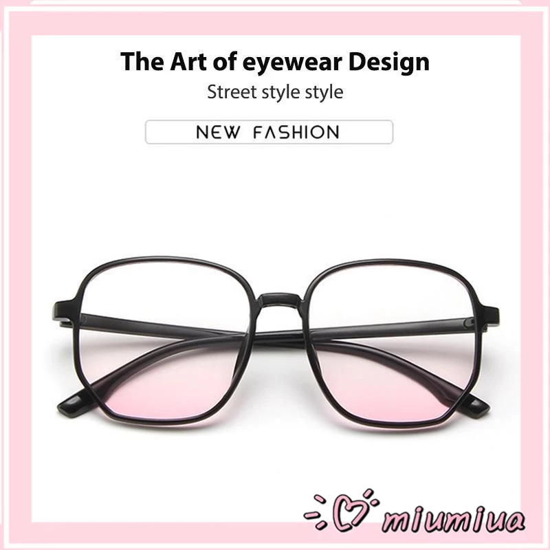 Miumiu🕶Mắt Kính Thời Trang Kính Râm Y2K Form Vuông Pha Hồng Baby Phong Cách Ulzzang Siêu Xinh Cho Nữ 2024