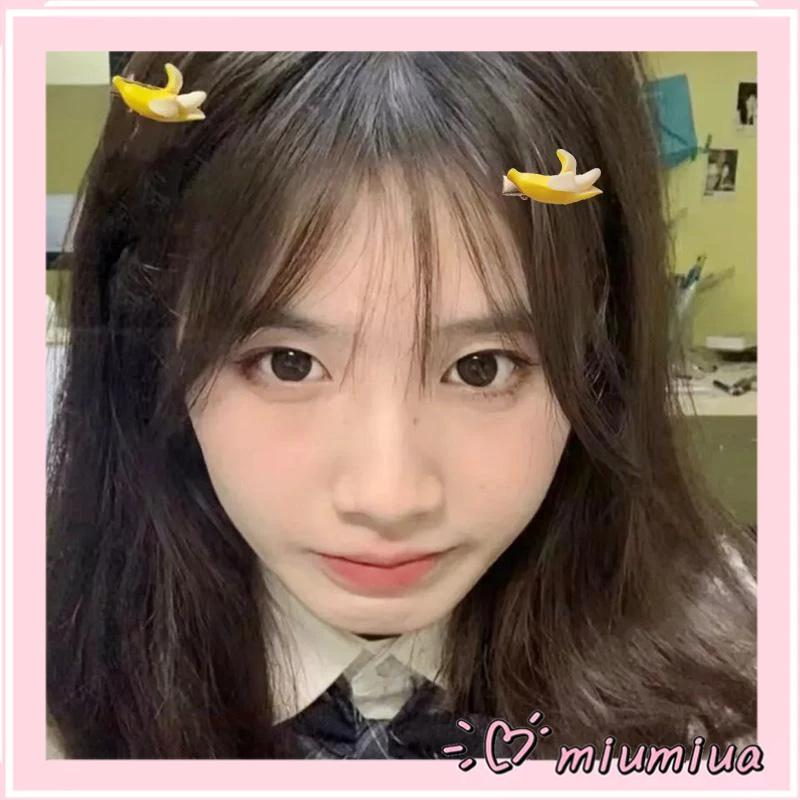Miumiua🔮Kẹp Tóc Hình Quả Chuối Dễ Thương Sáng Tạo Vui Nhộn Cho Bé Gái