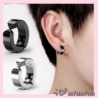 👾miua Nóng bán Khuyên Kẹp Tai Giả Bằng Thép Titan Có Nam Châm