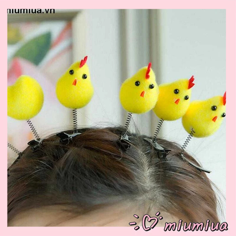 Miumiua🎀Kẹp Tóc Hình Chú Vịt Vàng Nhỏ Xinh Xắn Dễ Thương