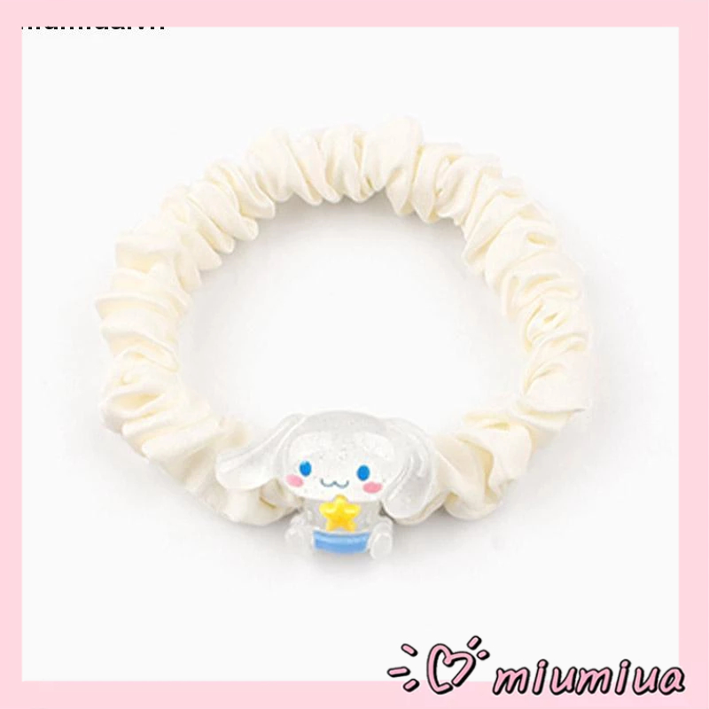 Miumiua🔮SANRIO Dây Cột Tóc Trong Suốt Họa Tiết Melody Kulomi Dễ Thương Dành Cho Nữ