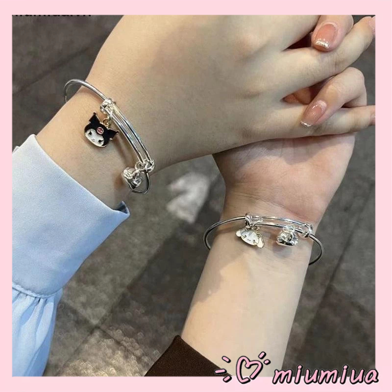 Miumiua🔮Sanrio Vòng Tay Hoạt Hình Có Chuông Phong Cách Nhật Bản 2023