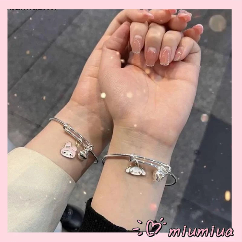 Miumiua🔮Sanrio Vòng Tay Hoạt Hình Có Chuông Phong Cách Nhật Bản 2023
